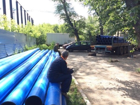 Трубы с защитным покрытием в Серпухове